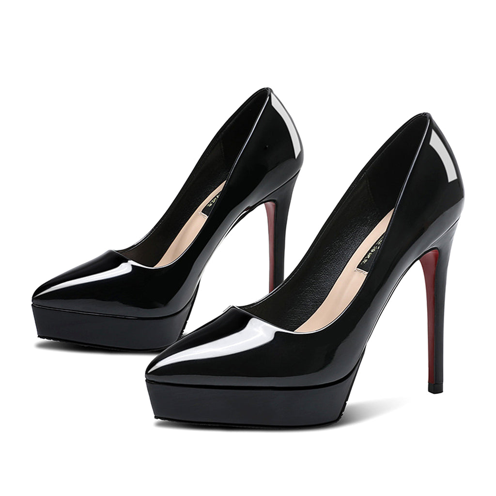 Pointed Waterproof Platform Single Shoe Small Size - enhanced image 3