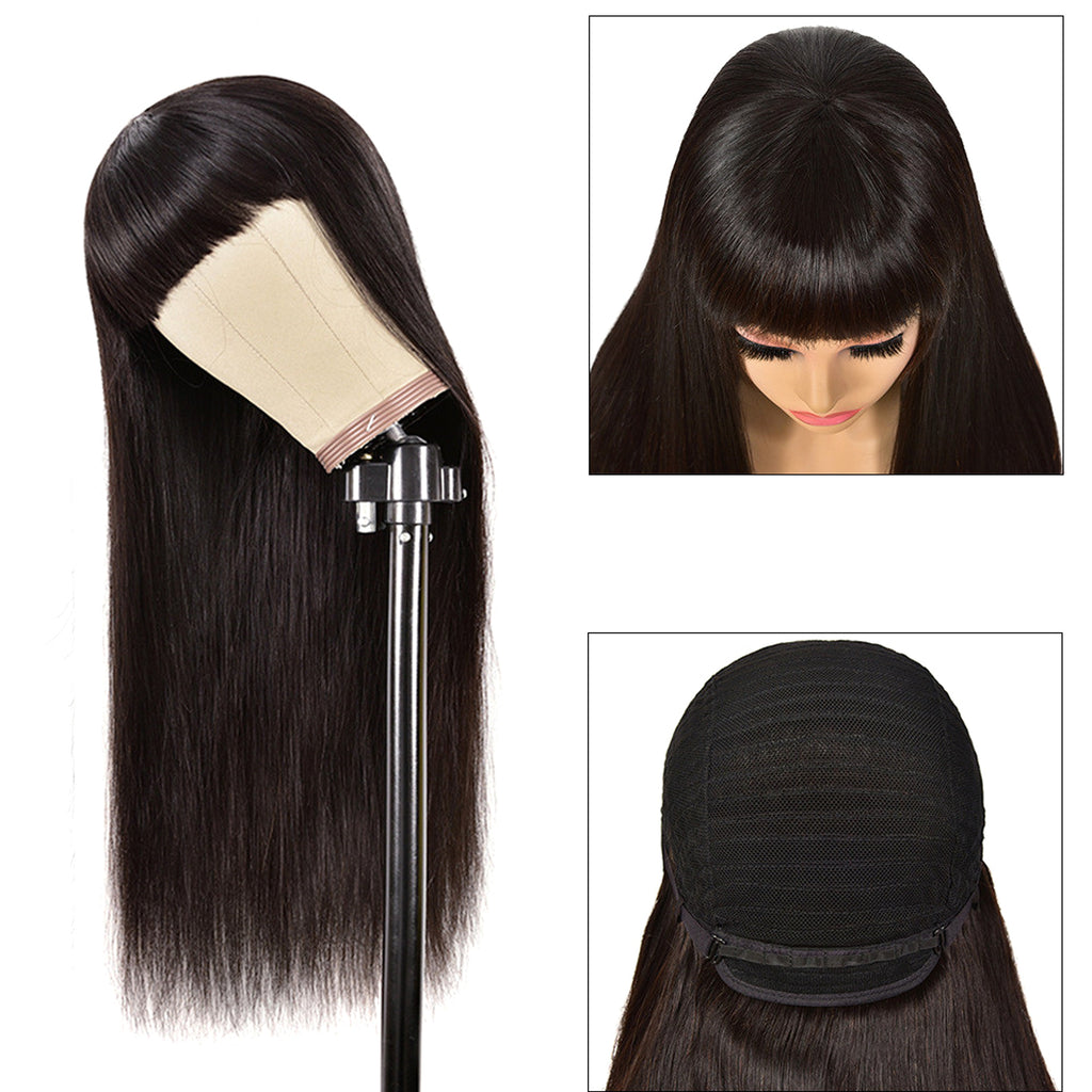 LuxeWave Headgear Upside Down Real Human Hair - enhanced image 3