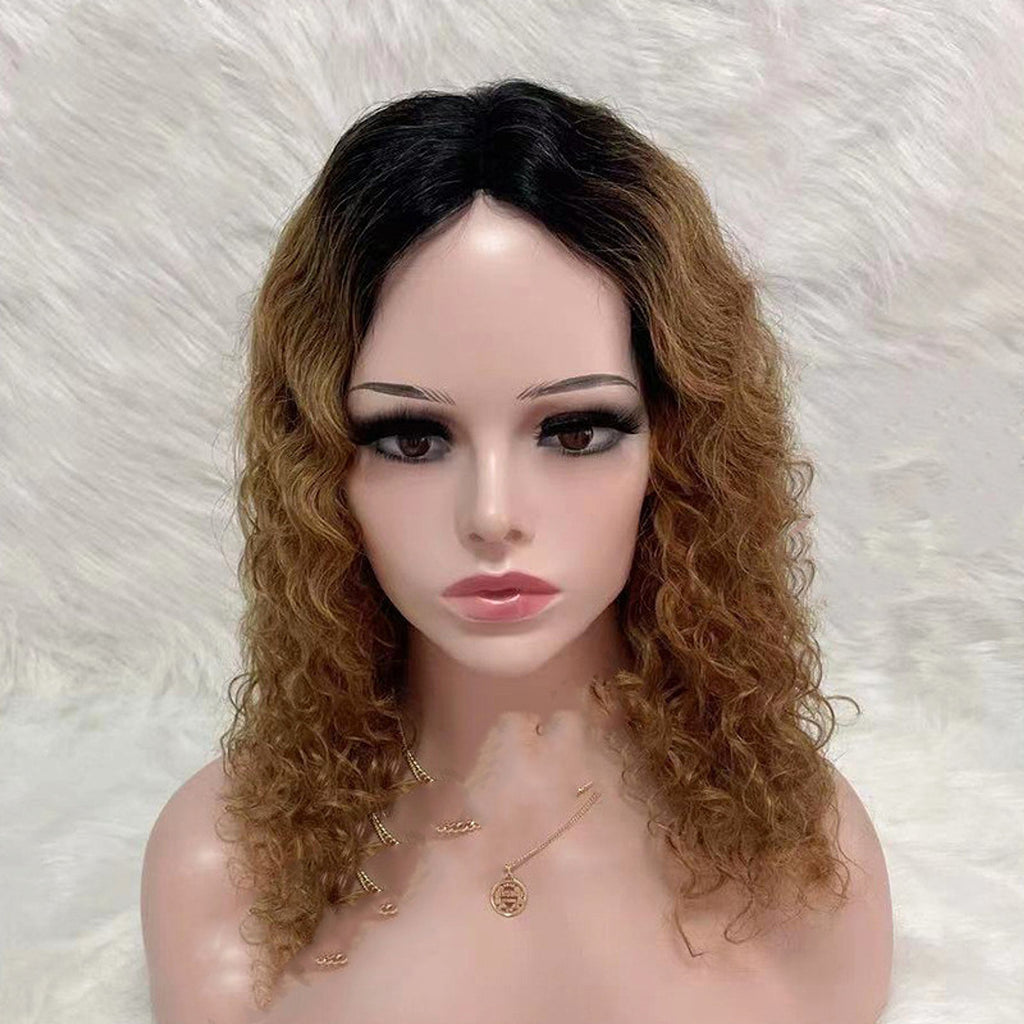 Reality Wig Real Hair Set Sewing Hand Knitted Real Hair - enhanced image 3