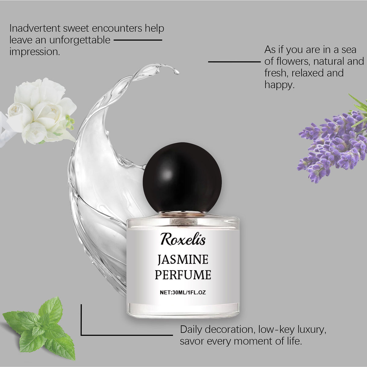 Roxelis Jasmine | Edition 2025 – Romantic Party Perfume (30ml) - enhanced image 3