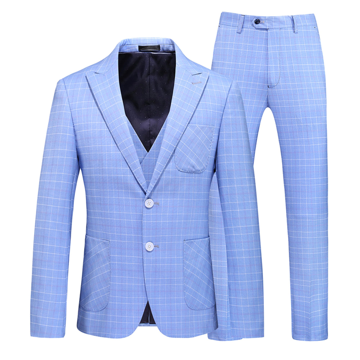 RoyalElite™ Men's Three-Piece Suit – Business & Event Perfection - enhanced image 3