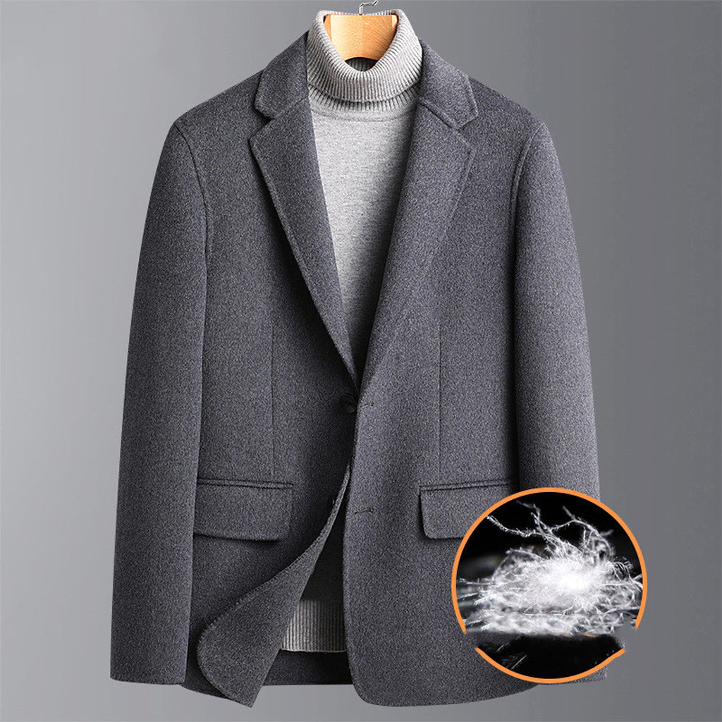 RoyalForm™ Men's Wool Coat – Luxury & Warmth for Winter - enhanced image 3