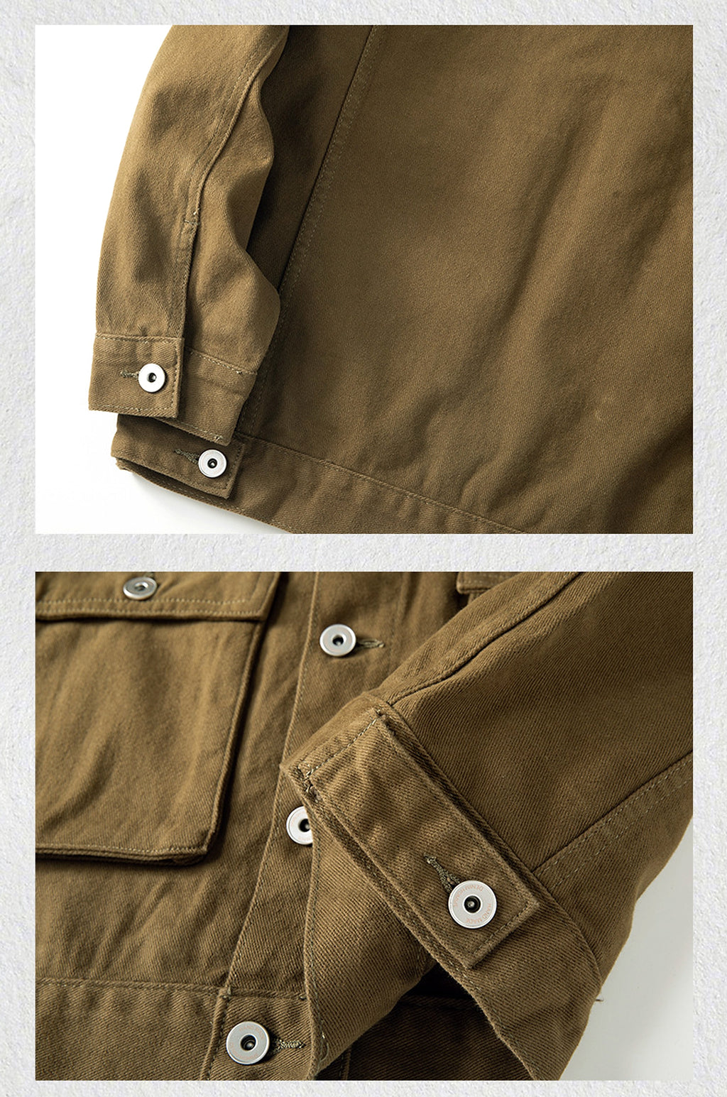 Safari Jacket Vintage Jacket Men - enhanced image 3