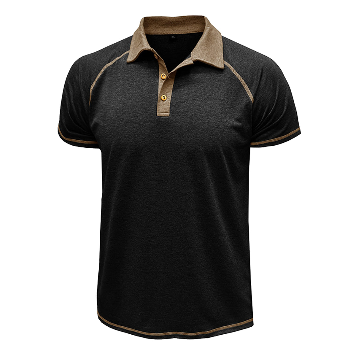 Short-sleeved Lapel T-shirt POLO Bottoming Shirt Men Clothing - enhanced image 3