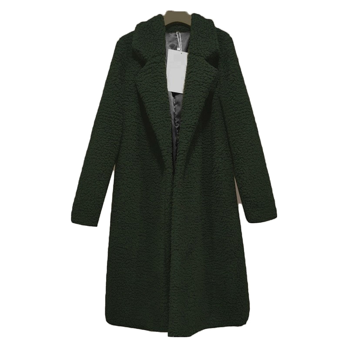 Slim Women's Lapel Long Sleeve Solid Color Street Jacket - enhanced image 3
