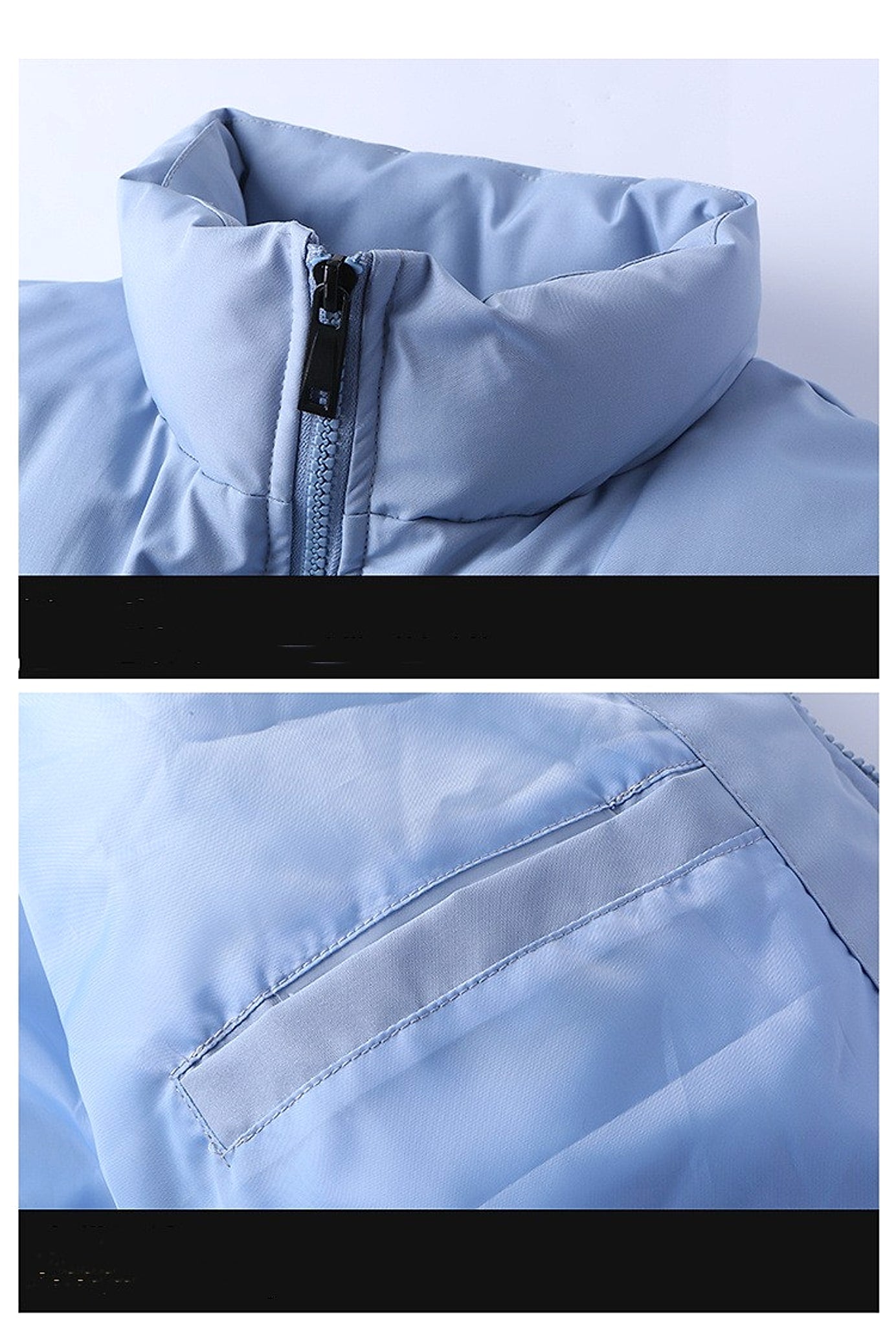 Solid Color Casual Cotton-padded Jacket Men's Clothing - enhanced image 3