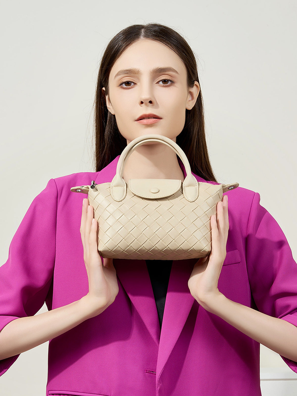 SolunaLuxe™ – WovenCharm Handbag - enhanced image 3