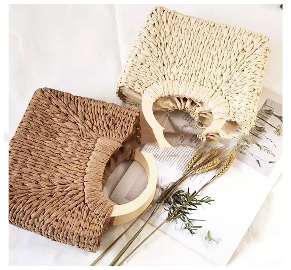 SolunaWeave™ – Pastoral Loop Handle Tote - enhanced image 3