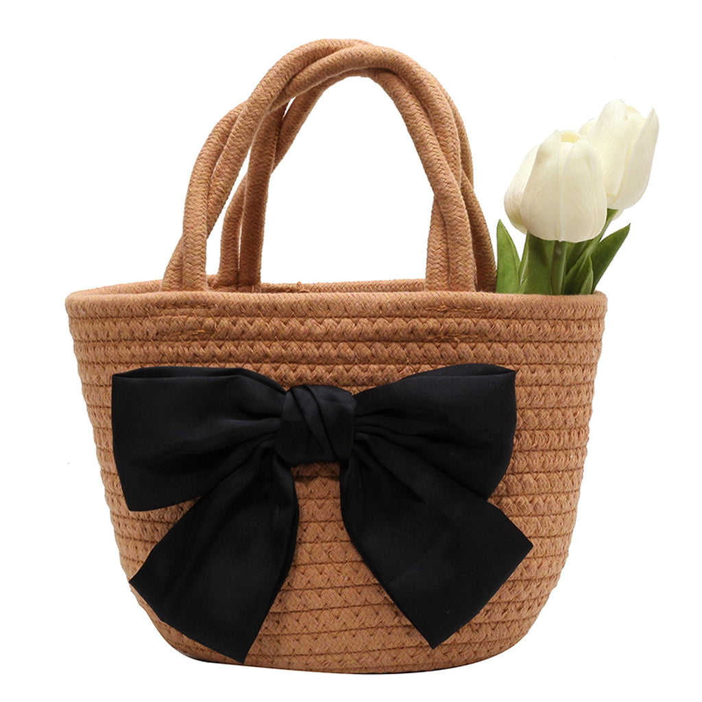 SolunaWeave™ – Petite Bow Beach Tote - enhanced image 3