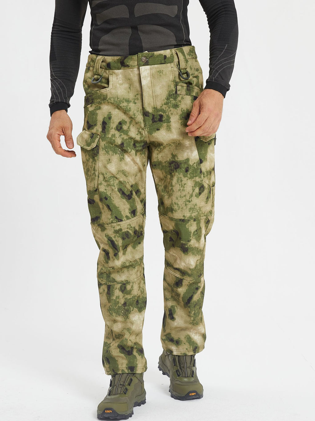 Sports Charging Soft Shell Polar Fleece Battle Climbing Pants - enhanced image 3