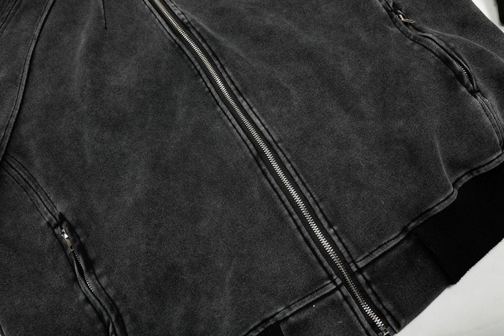 Spring New Retro Simple, Loose And Versatile Hooded Jacket - enhanced image 3