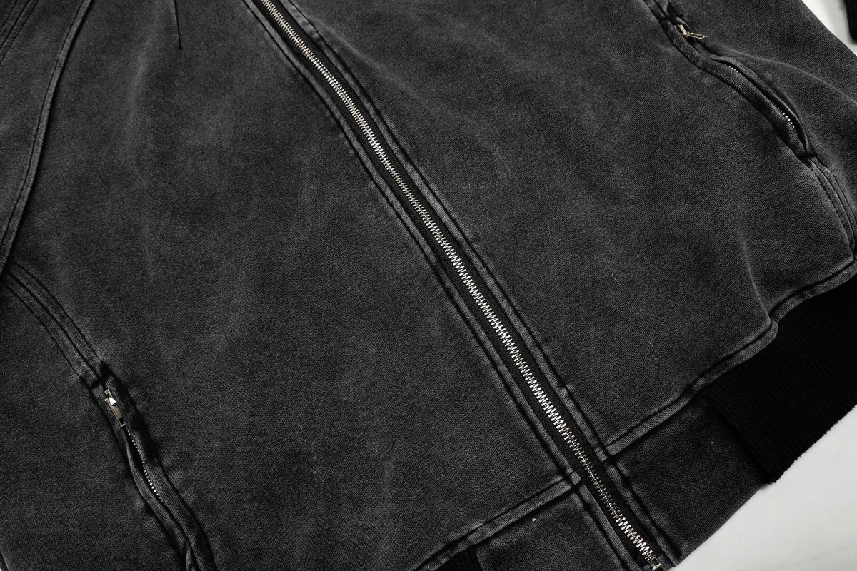 Spring New Retro Simple, Loose And Versatile Hooded Jacket - enhanced image 3