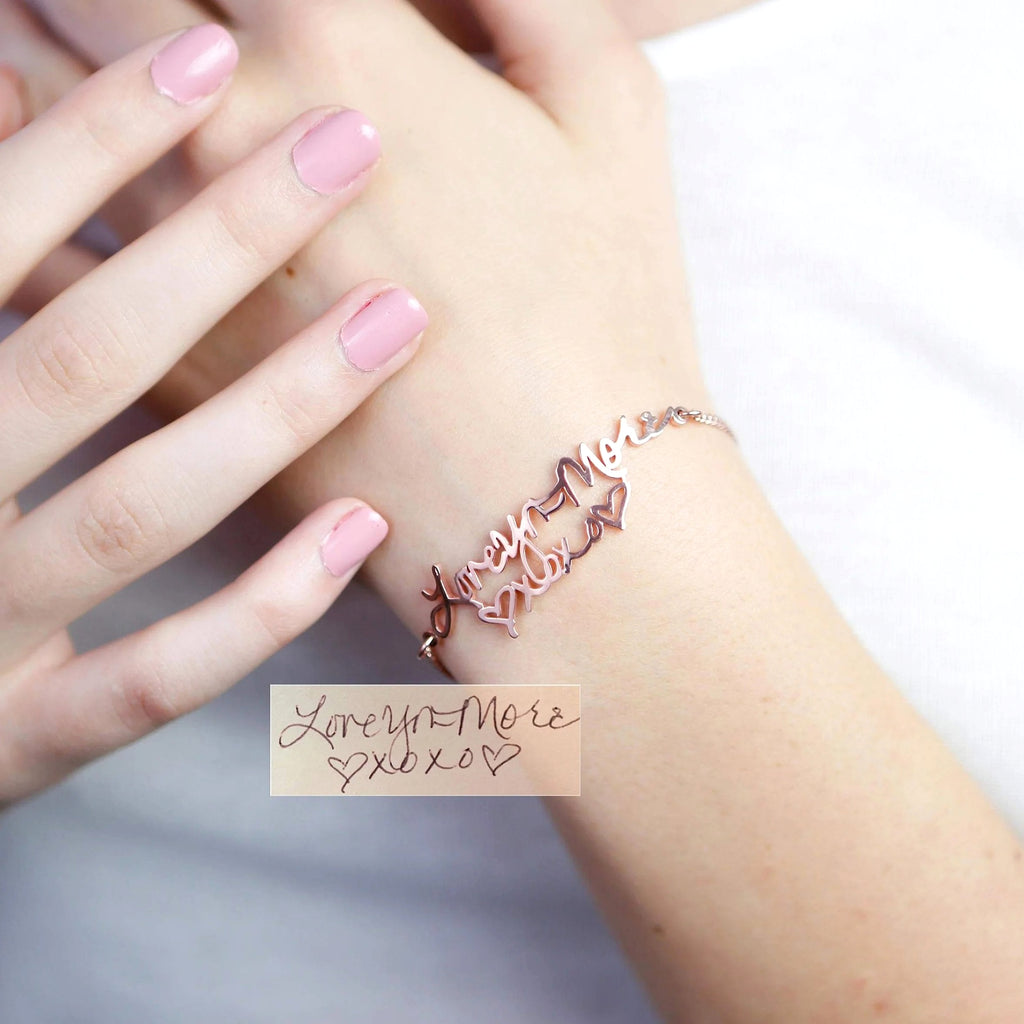 Stainless Steel Alphabet Name Bracelet – Personalized Jewelry - enhanced image 3