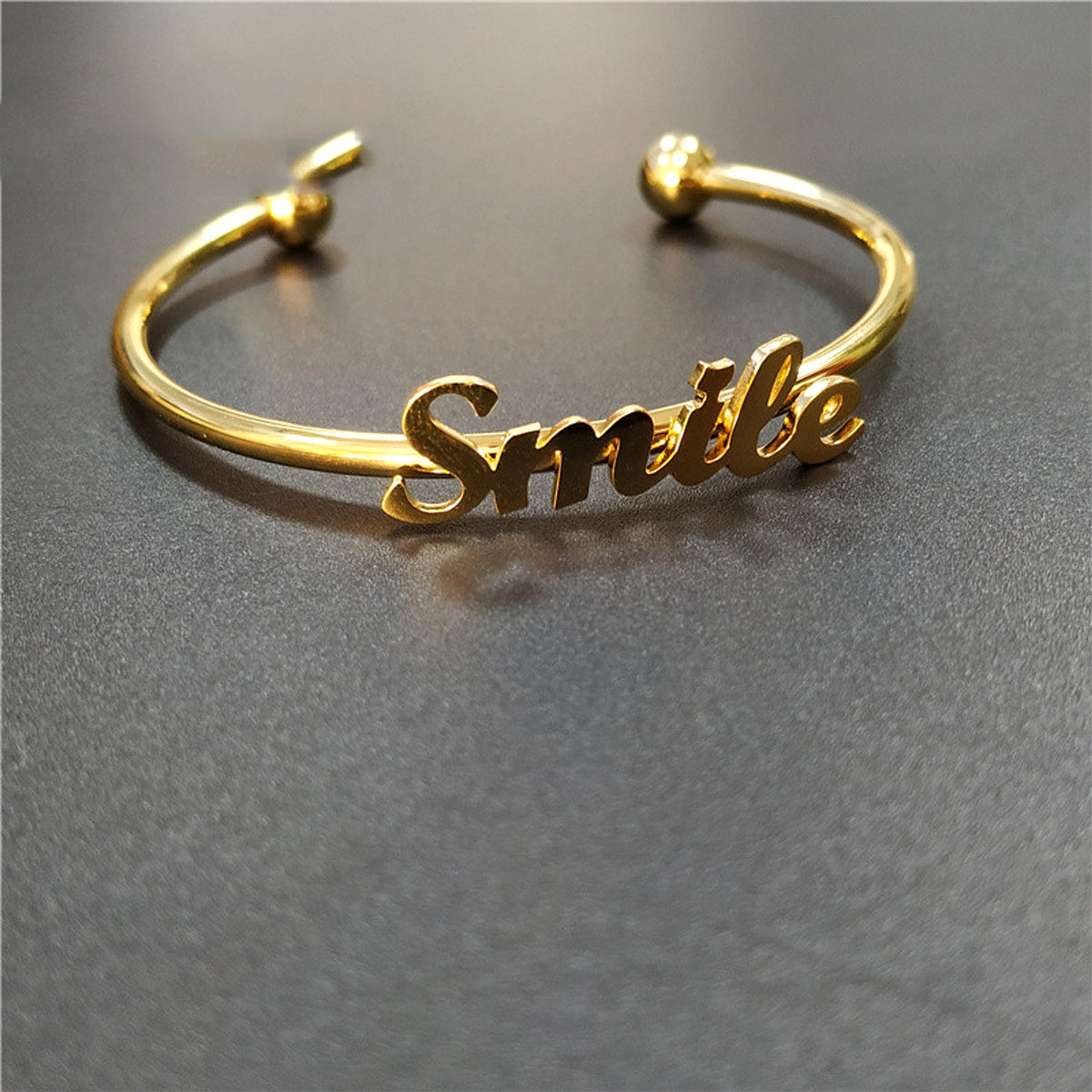 Personalized Stainless Steel Name Bracelet – Custom Letter Jewelry - enhanced image 3
