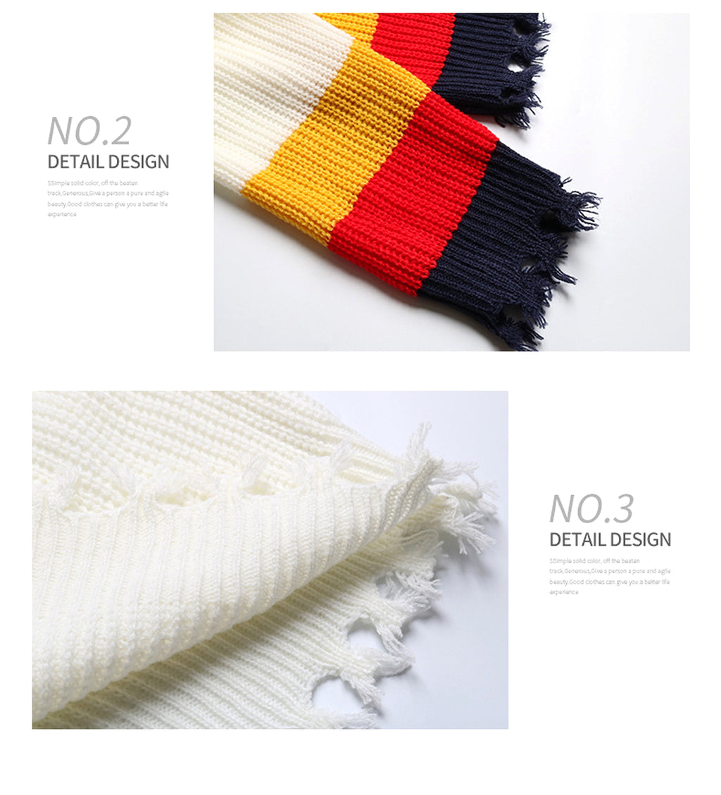 Strapless Stitching Sweater Dress Women Autumn And Winter - enhanced image 3