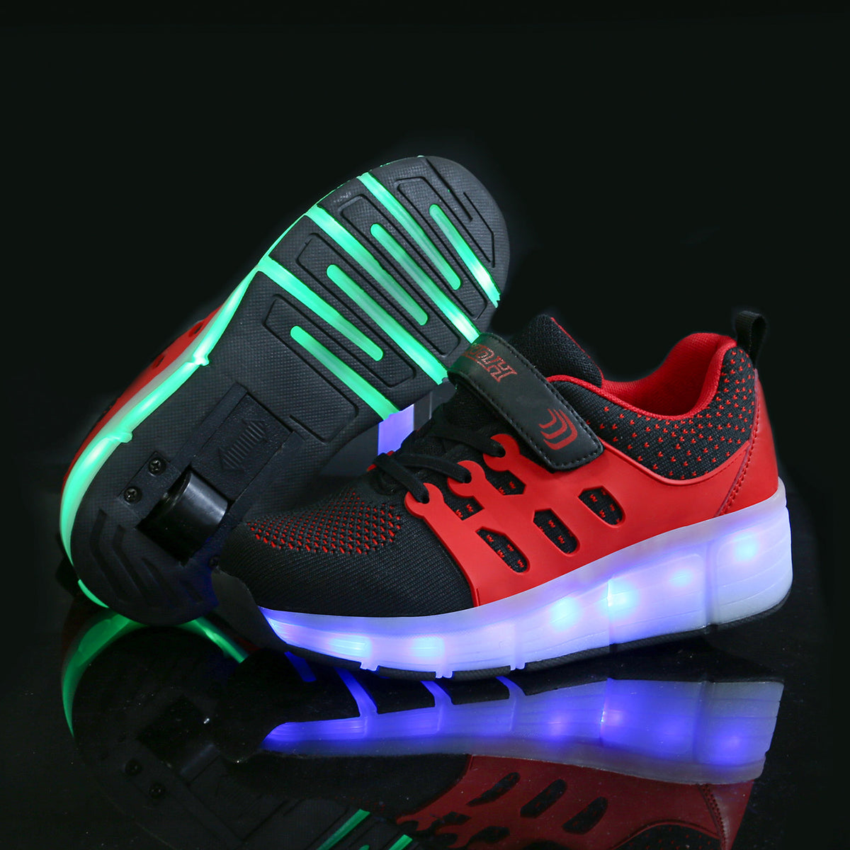Switch Charging LED Light Children Adult Roller Skates Ultralight Wheel Shoes - enhanced image 3