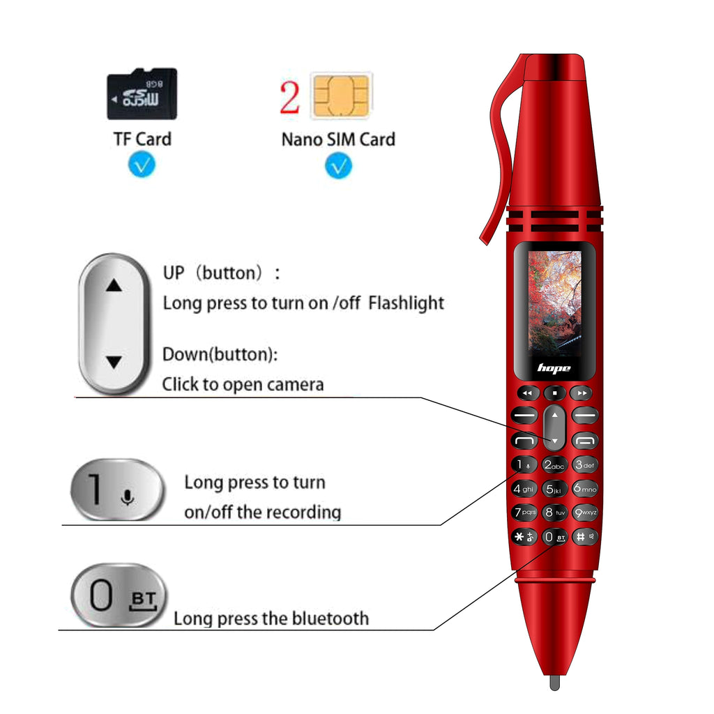 The New AK007 Ultra-small Mini Bluetooth Phone Multi-language Accessories - enhanced image 3