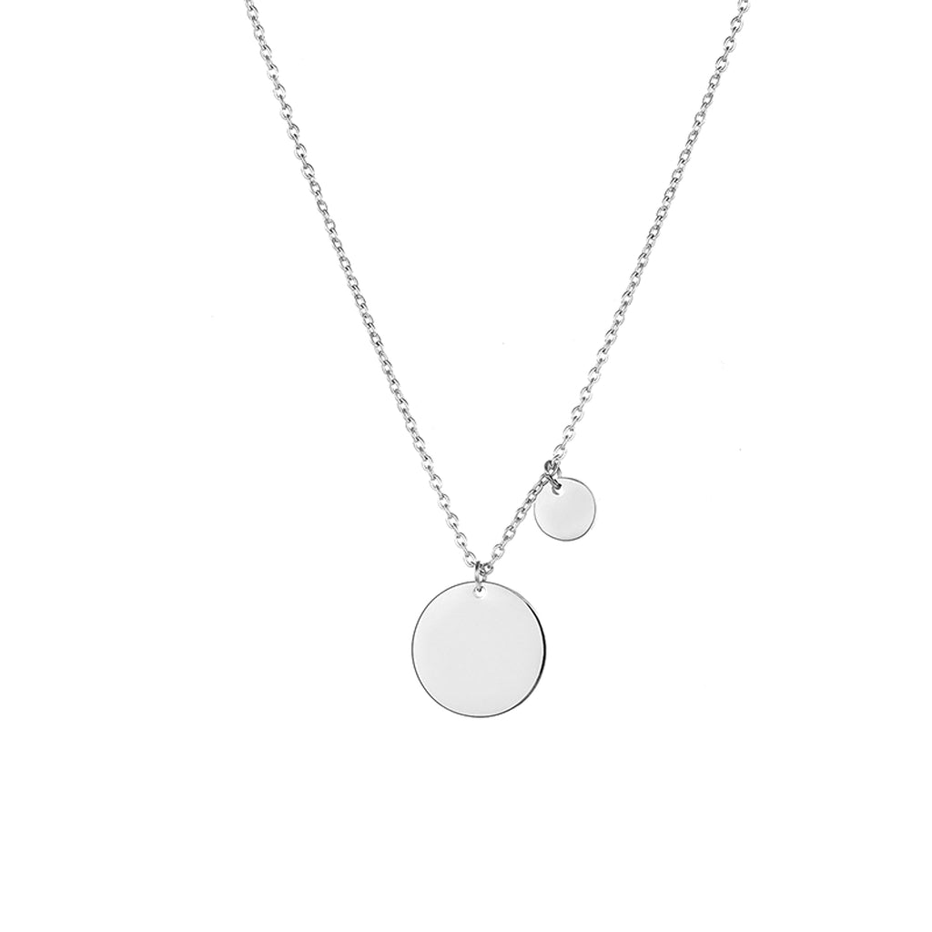 Minimalist Titanium Steel Necklace – Rose Gold Clavicle Chain - enhanced image 3