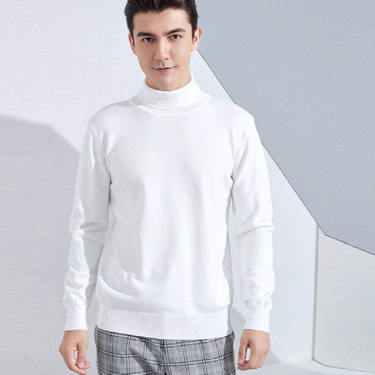 Turtleneck Sweater Men's Casual All-match Bottoming Shirt - enhanced image 3