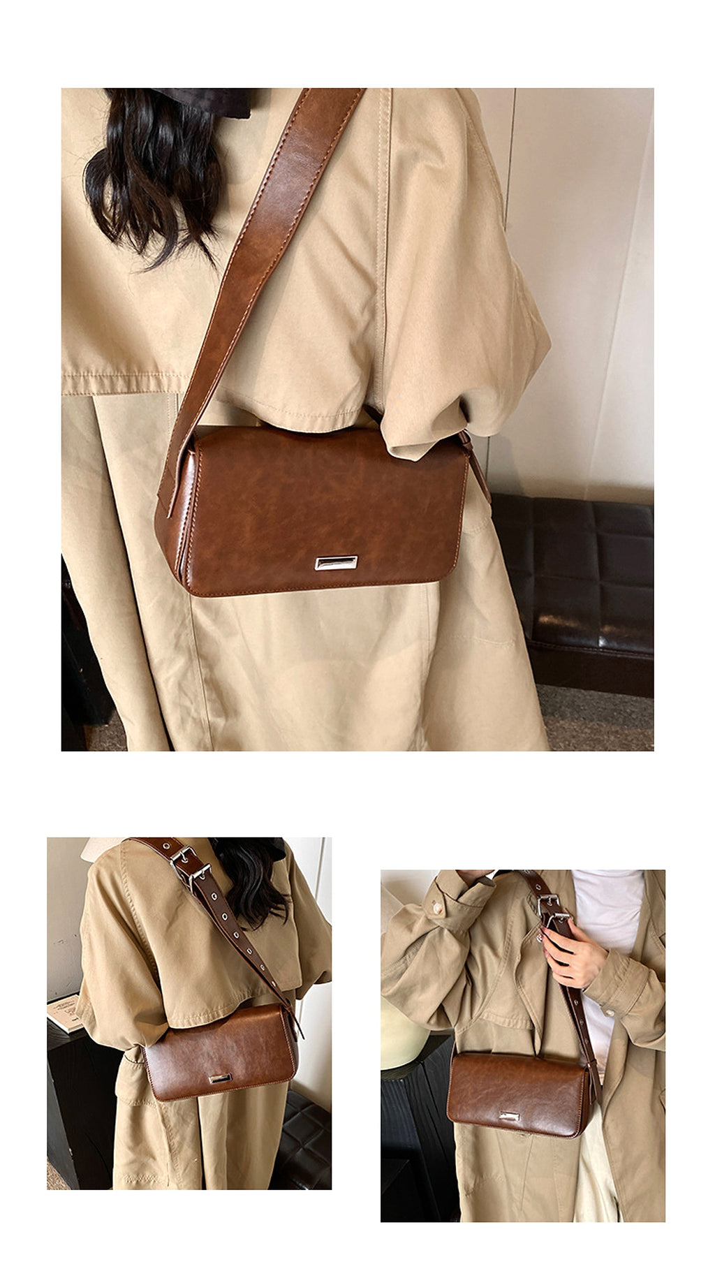 UrbanEase™ – Nylon Baguette Bag - enhanced image 3