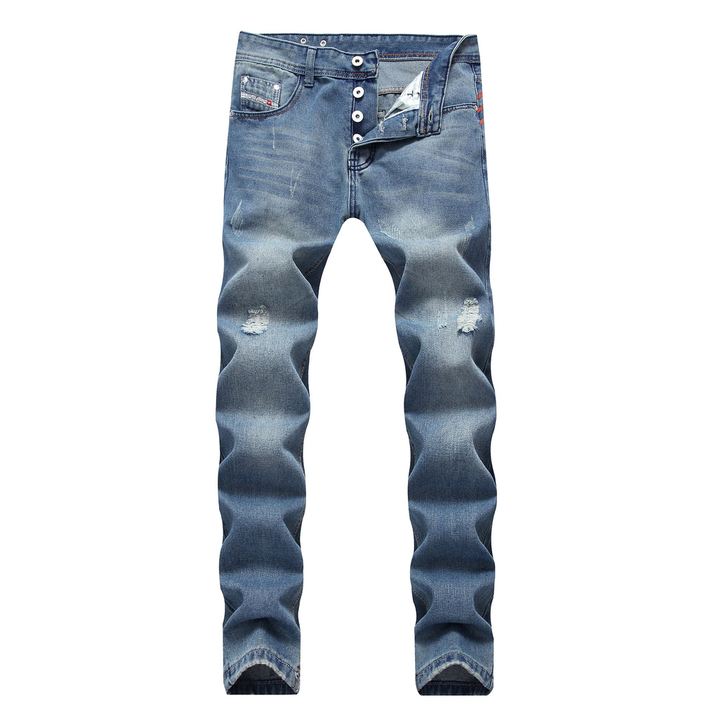 UrbanFlex™ – Herren-Jeans mit Rissen und Straight Fit - enhanced image 3
