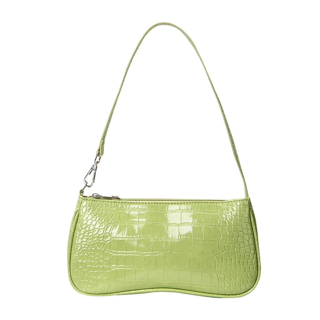 Velveta™ – Croco Gloss Baguette Bag - enhanced image 3