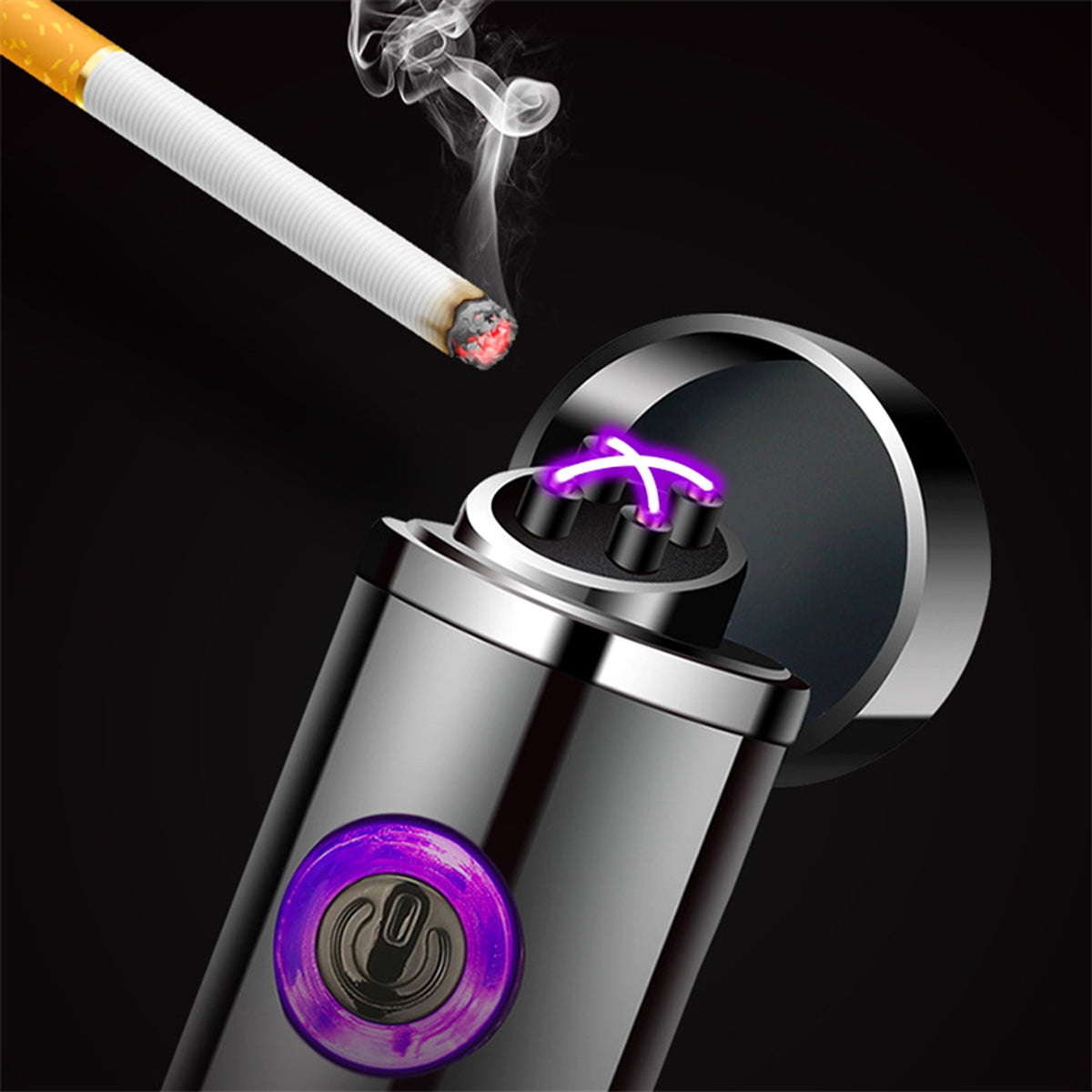 VoltFlame™ – Electric Dual Plasma Lighter | USB Rechargeable & Windproof - enhanced image 3