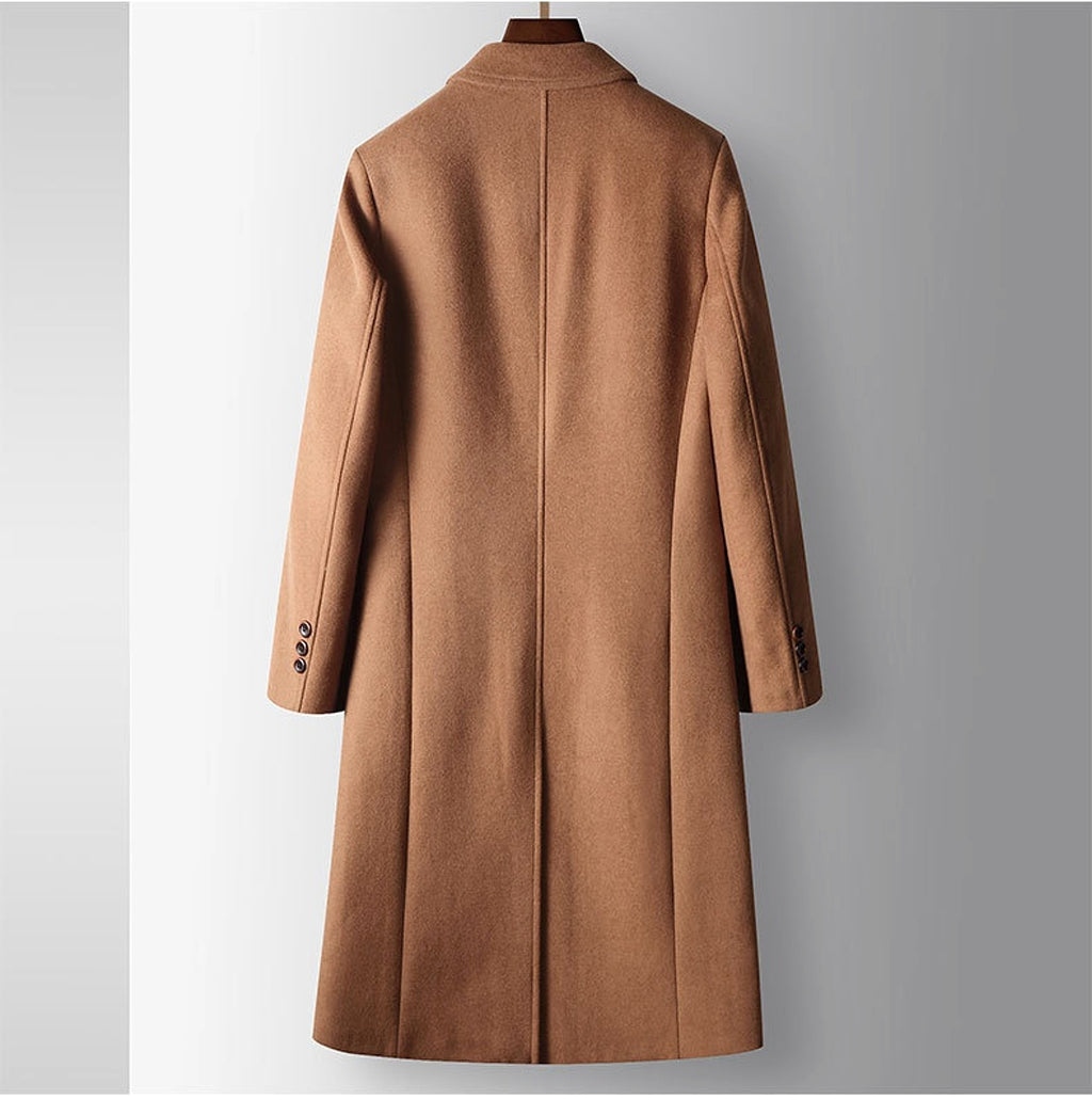 White Duck Down Liner Warm Woolen Coat - enhanced image 3