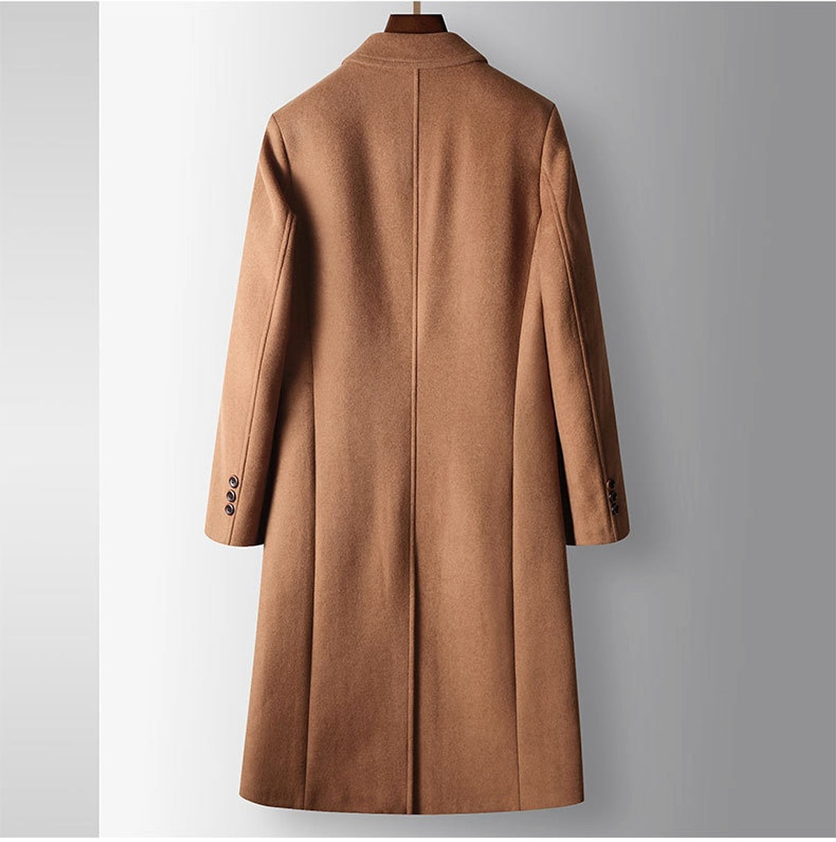 White Duck Down Liner Warm Woolen Coat - enhanced image 3