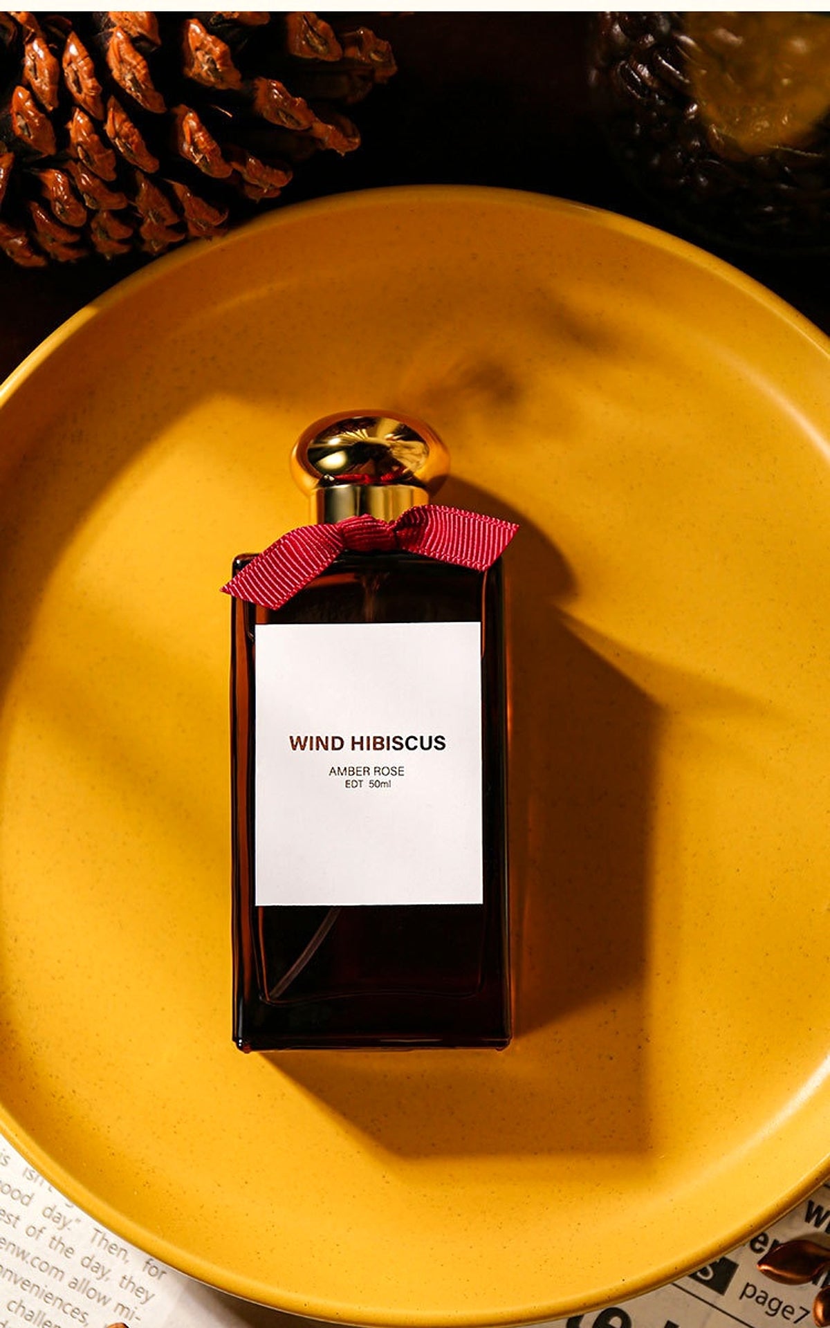 Wind Hisbiscus Niche Amber Rose Water Ladies Long-lasting Light Perfume - enhanced image 3