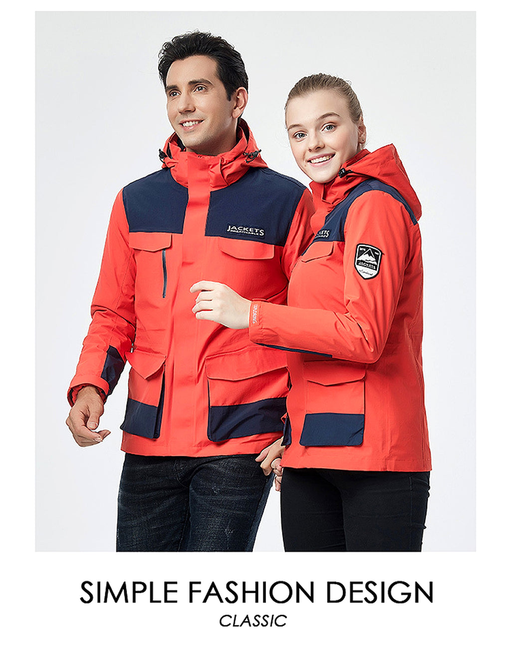 Winter Men Ski Jacket Waterproof Windproof Breathable Warm Softshell Long Sleeved Coat - enhanced image 3
