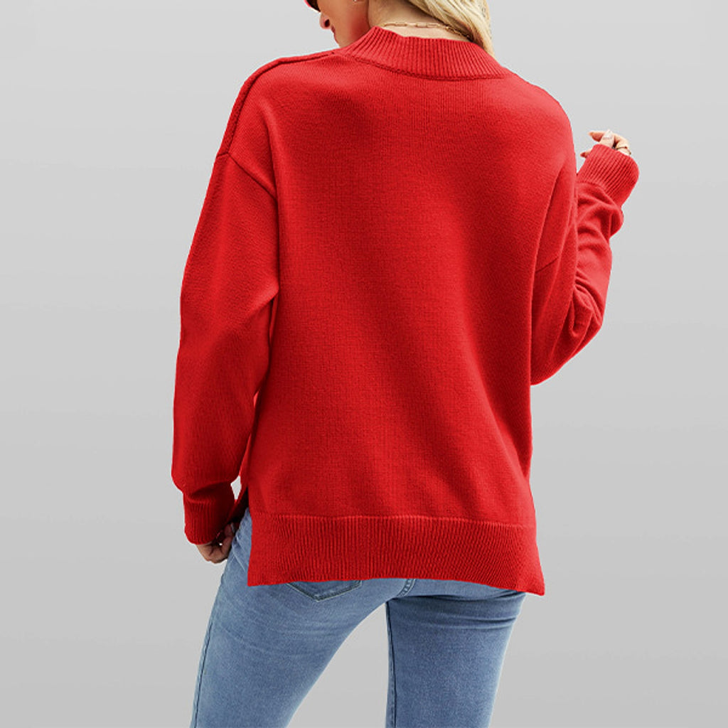 Women Love Lips Sweater - enhanced image 3