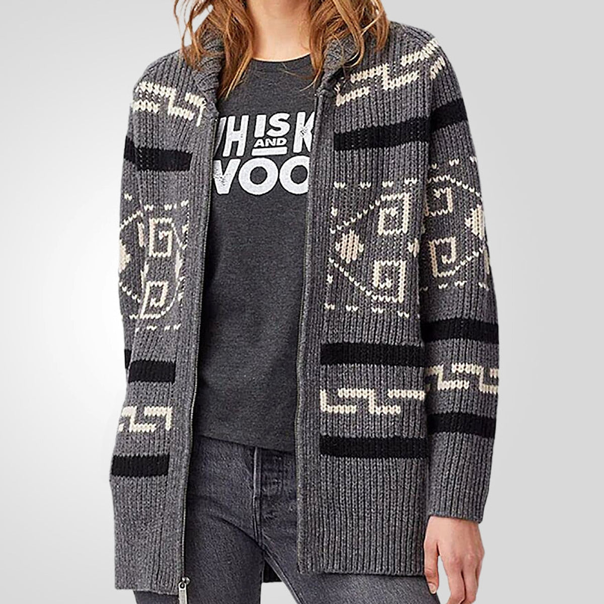 Women's Autumn And Winter Jacquard Sweater - enhanced image 3