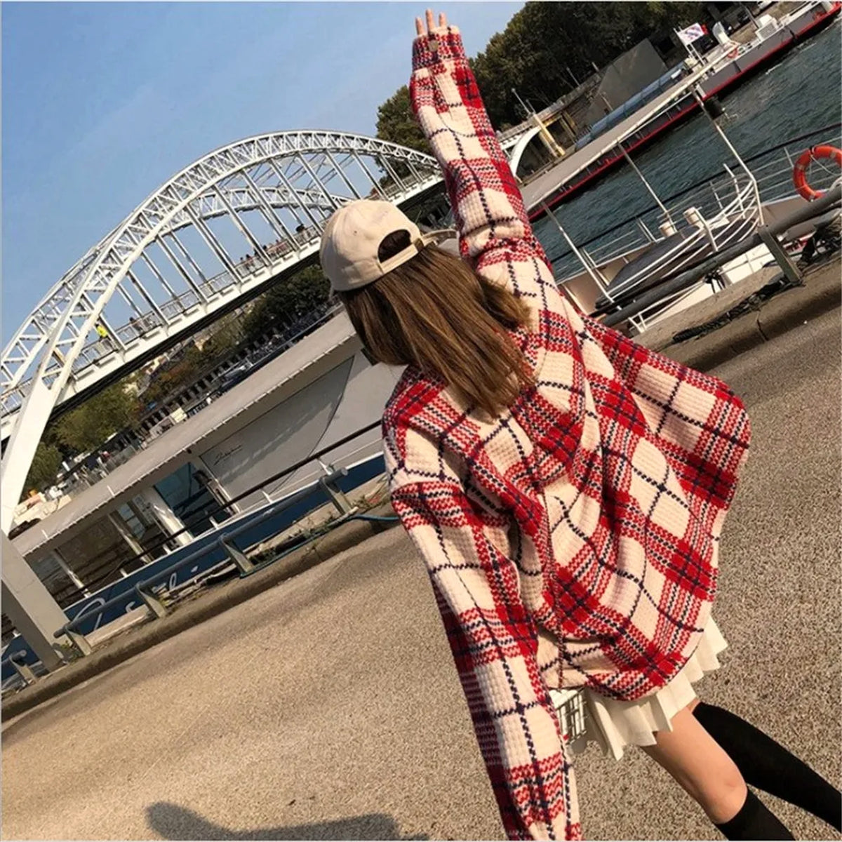 A1. Women's Autumn And Winter Woolen Coat - enhanced image 3