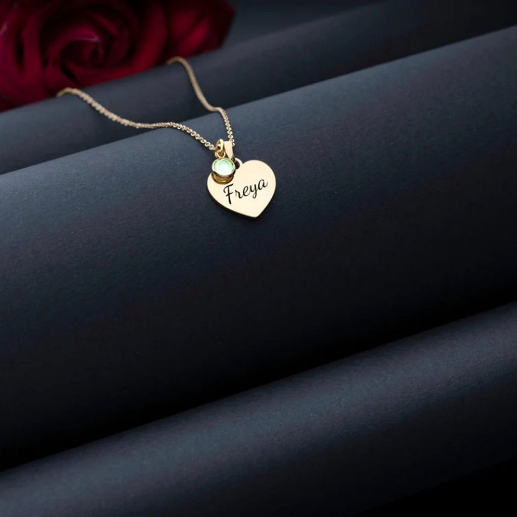 Women's English Letter Stainless Steel Necklace - enhanced image 3