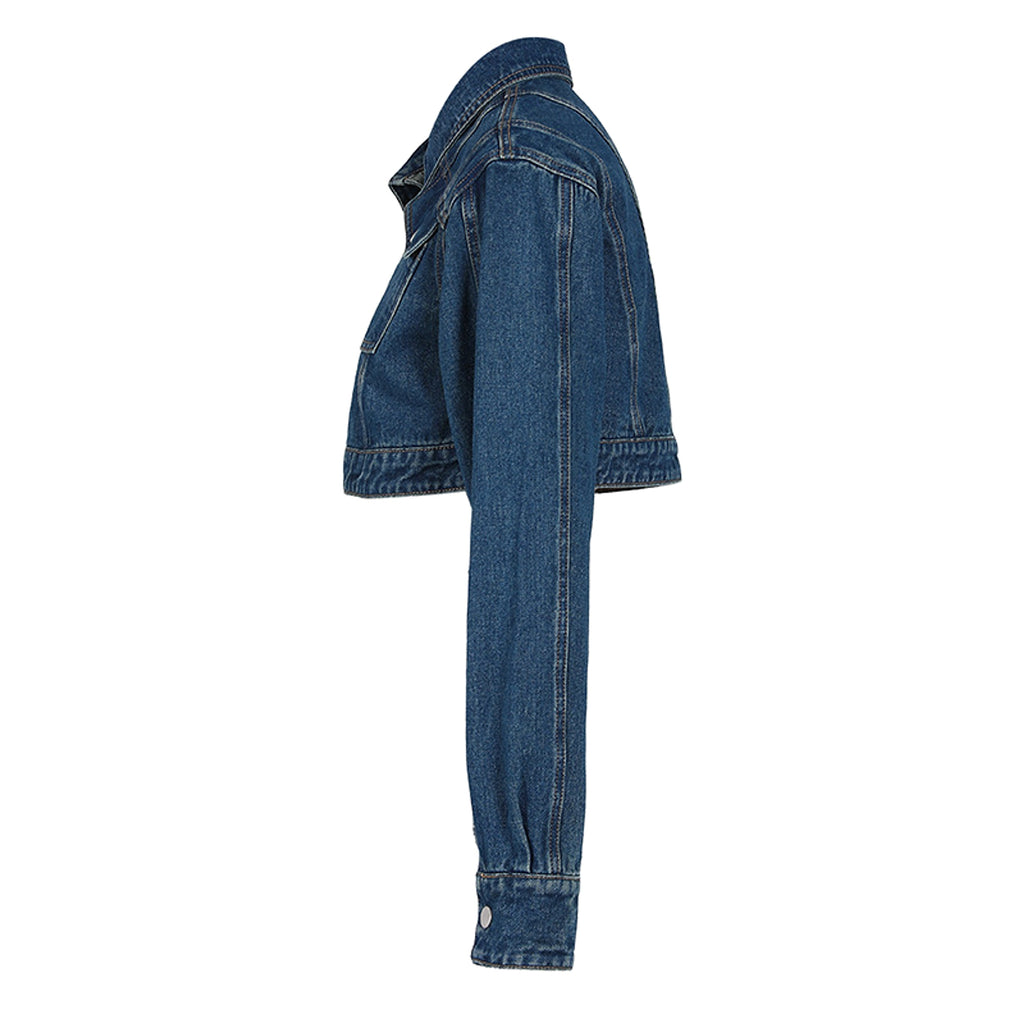Women's Fashionable Loose Ultra-short Top Jacket - enhanced image 3