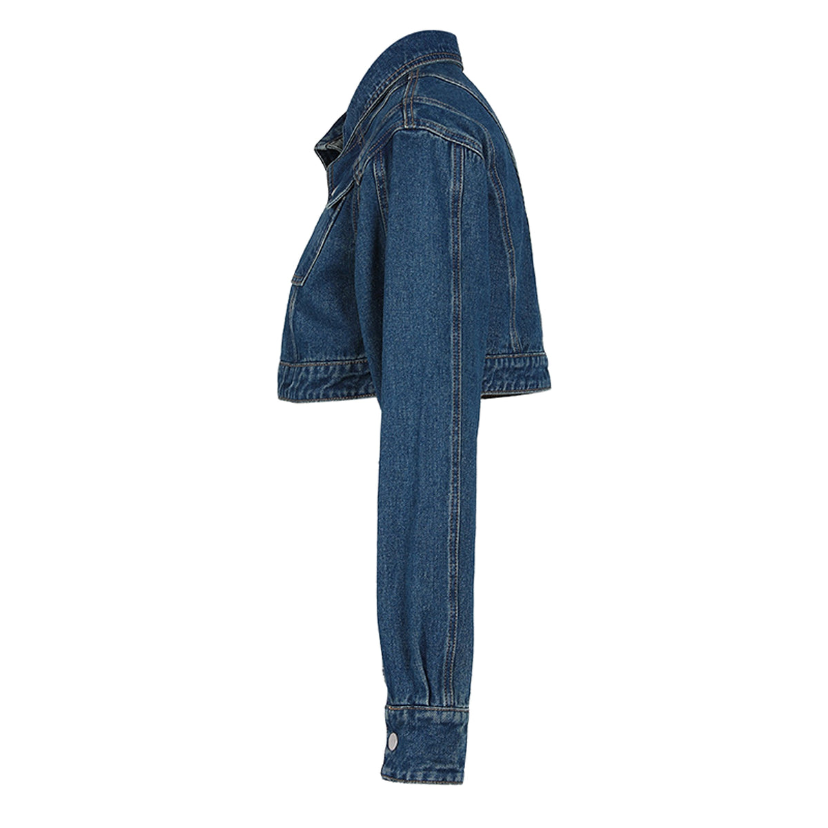 Women's Fashionable Loose Ultra-short Top Jacket - enhanced image 3