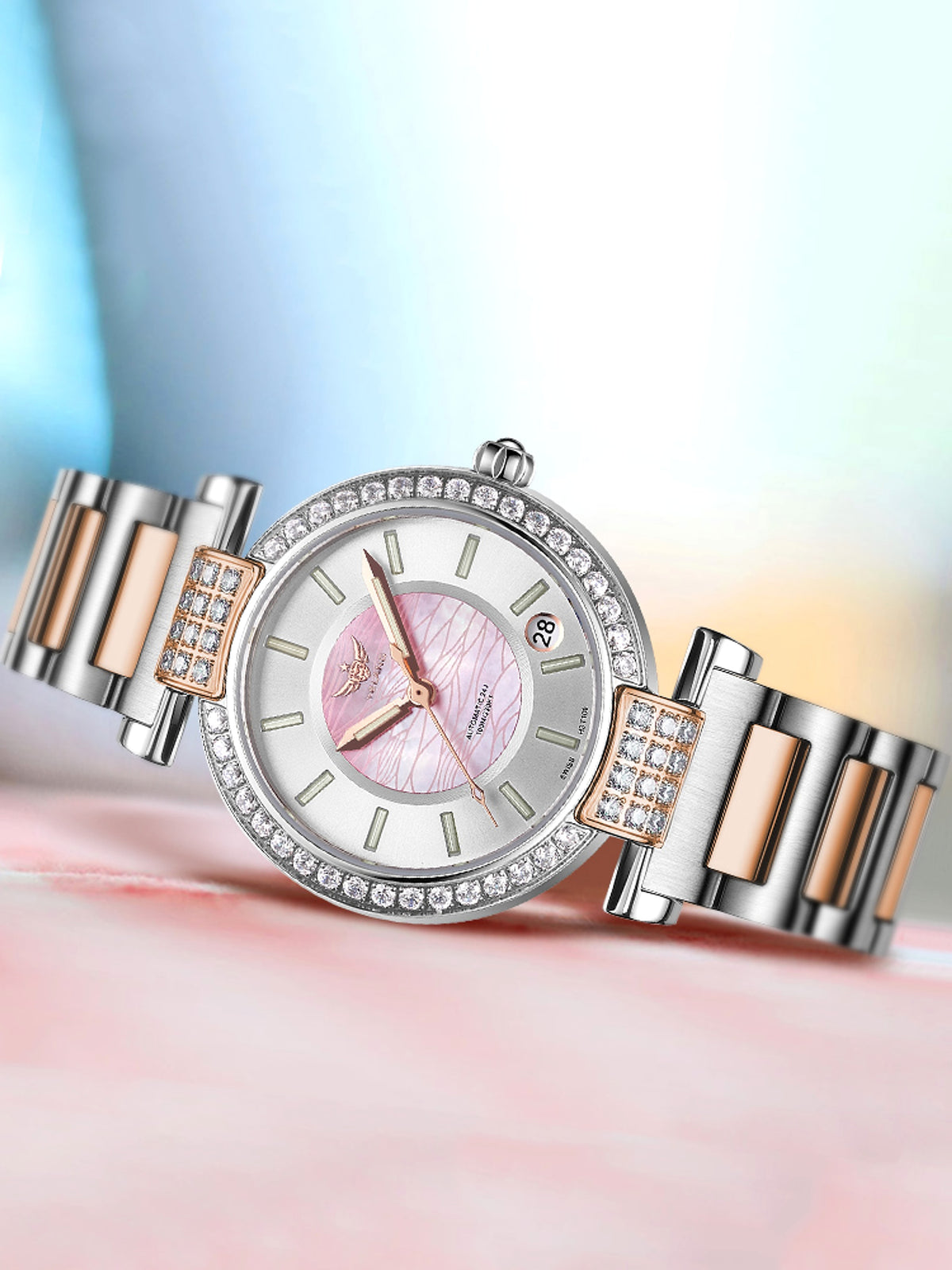 Women's Full-Automatic Waterproof Mechanical Watch – Precision Meets Elegance - enhanced image 3