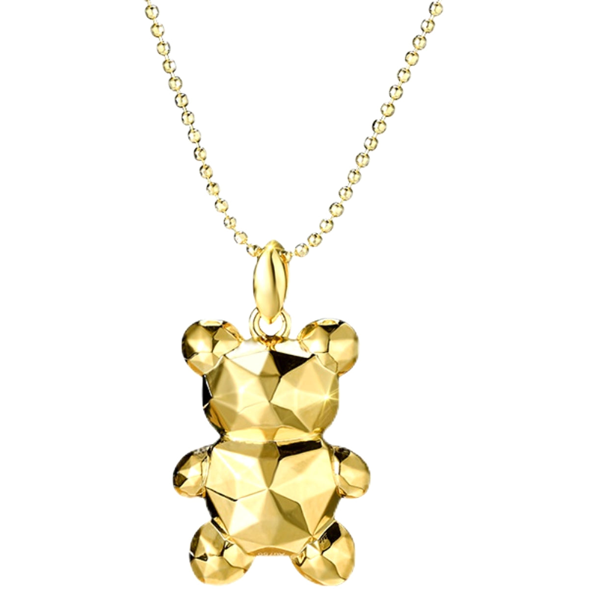 Women's Golden Bear Pendant - enhanced image 3