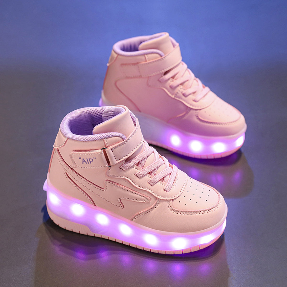 Youth Leather Ice Skates Double Wheeled Walking Shoes - enhanced image 3