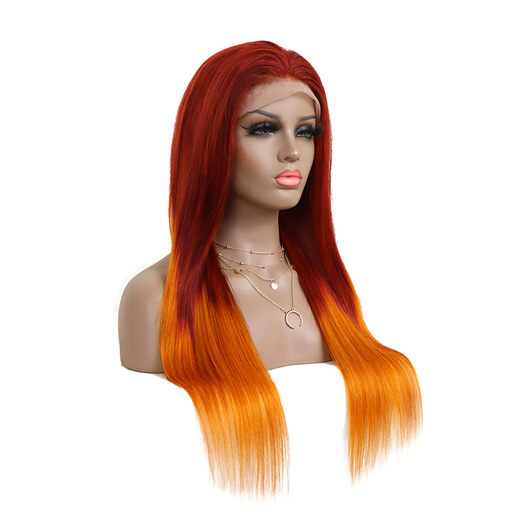 13X4 Front Lace Head Cover Real Hair Wig Transparent Lace - enhanced image 4