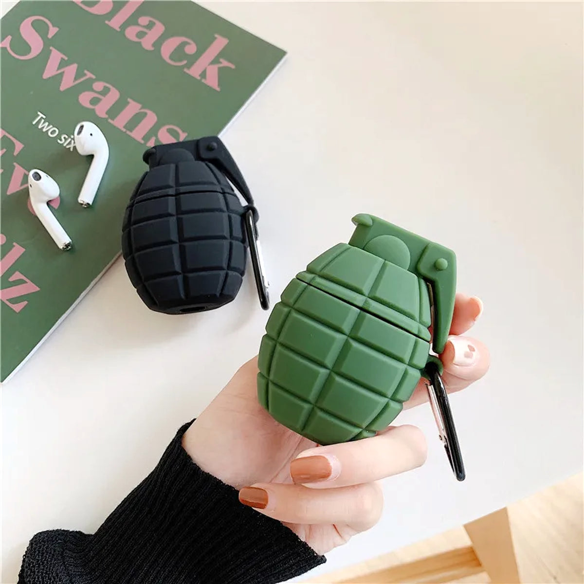 Z. Airpod case protective case cartoon silicone Accessories - enhanced image 4