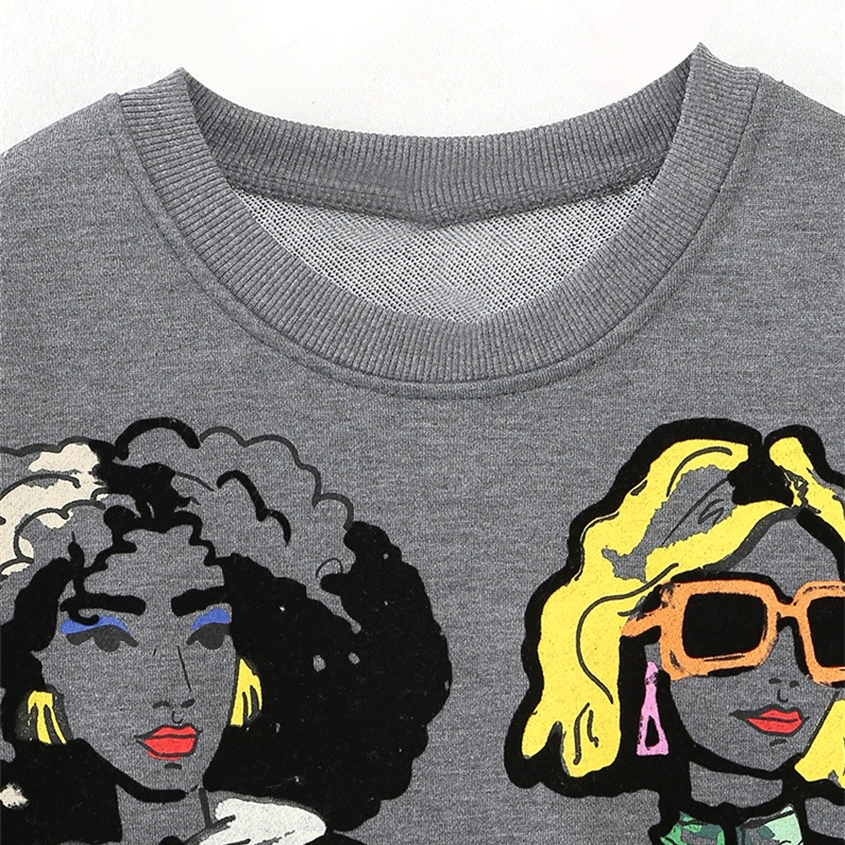 Lazy Style Top Girls' Printed Sweater - enhanced image 4