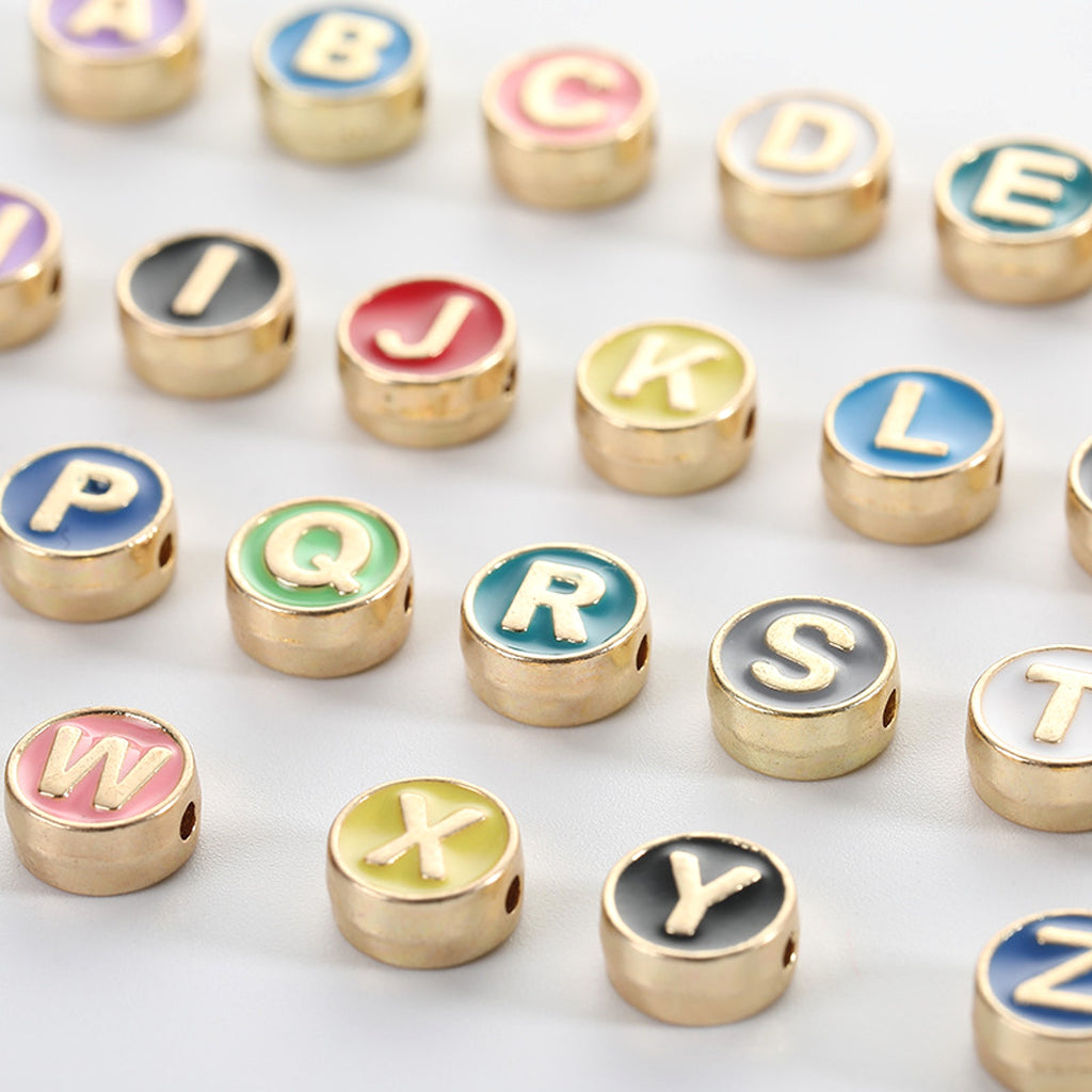 Personalized Alphabet Letter Charms – Perfect for DIY Bracelets & Necklaces - enhanced image 4