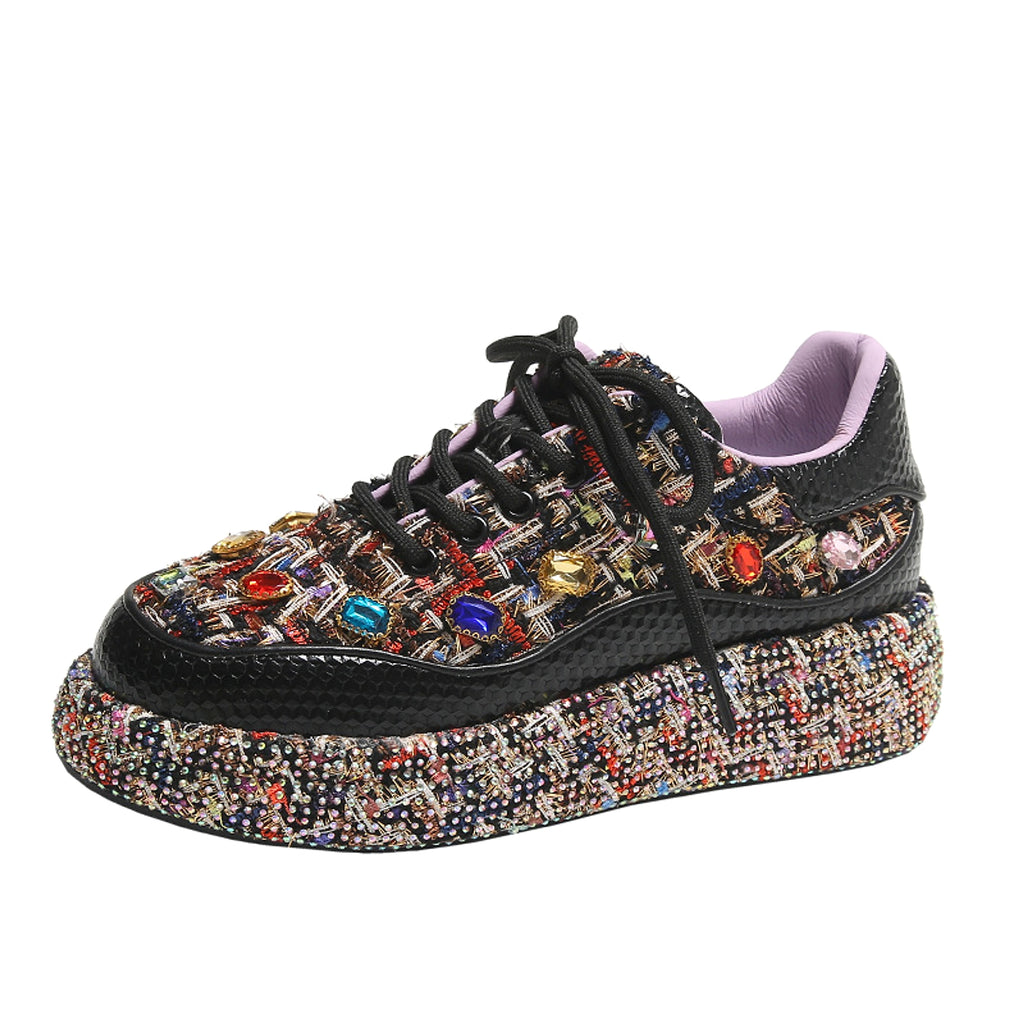 Board Shoes Thick Sole Low-cut Fashion Sports Women - enhanced image 4