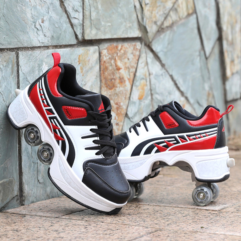 Breathable Childrens Heelys Single And Double Roller Skates - enhanced image 4