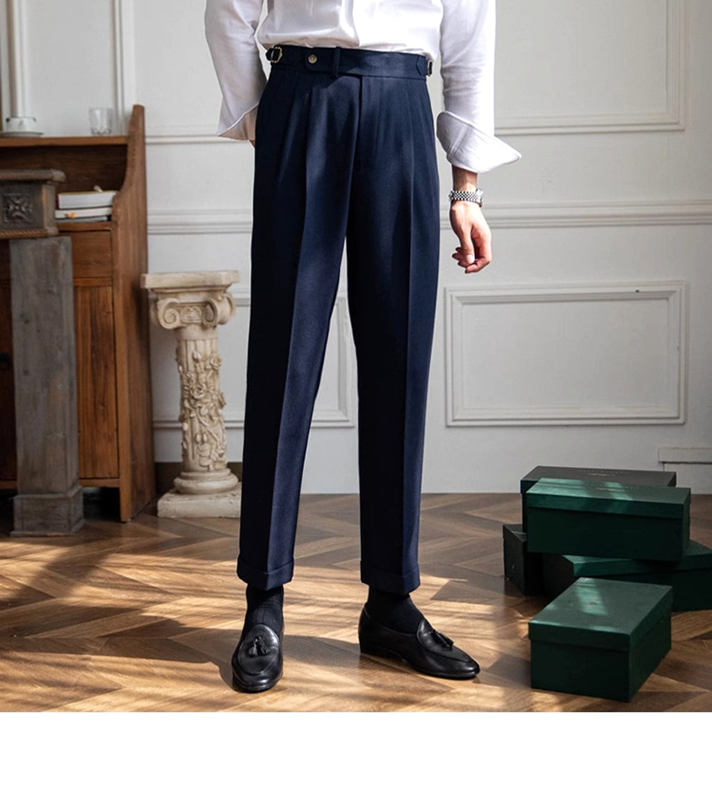 British Men Business Casual Pants - enhanced image 4