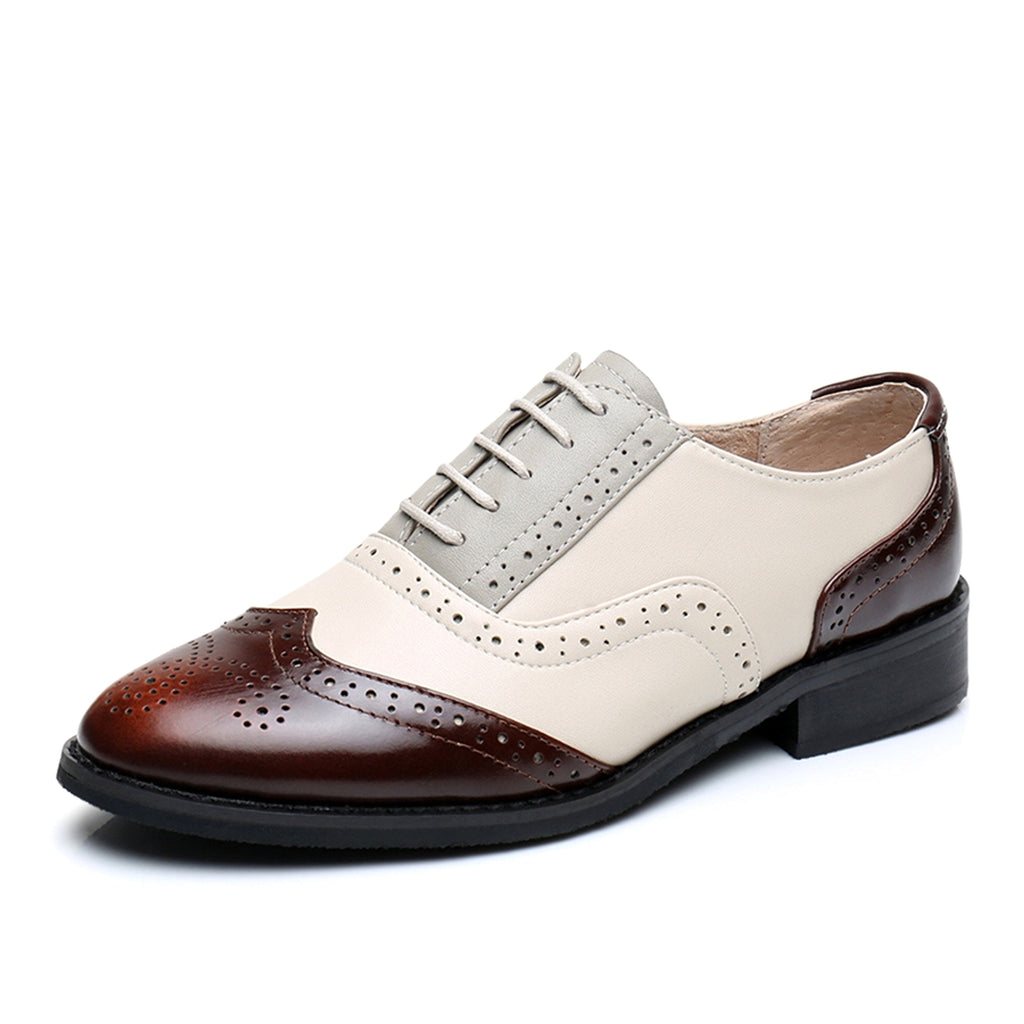 British style color matching shoes Women - enhanced image 4