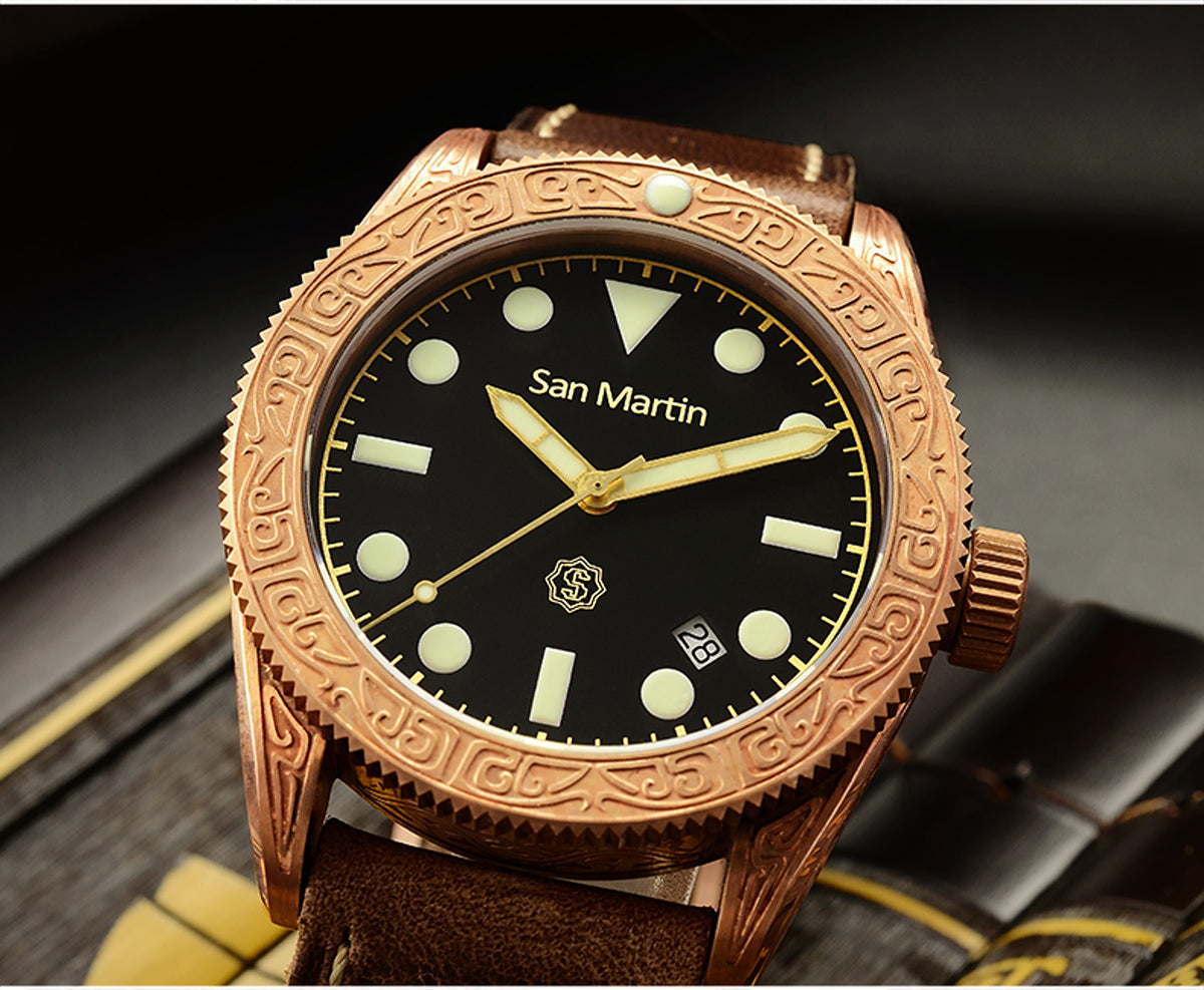 San Martin™ – Bronze Diver Automatic 200M - enhanced image 4