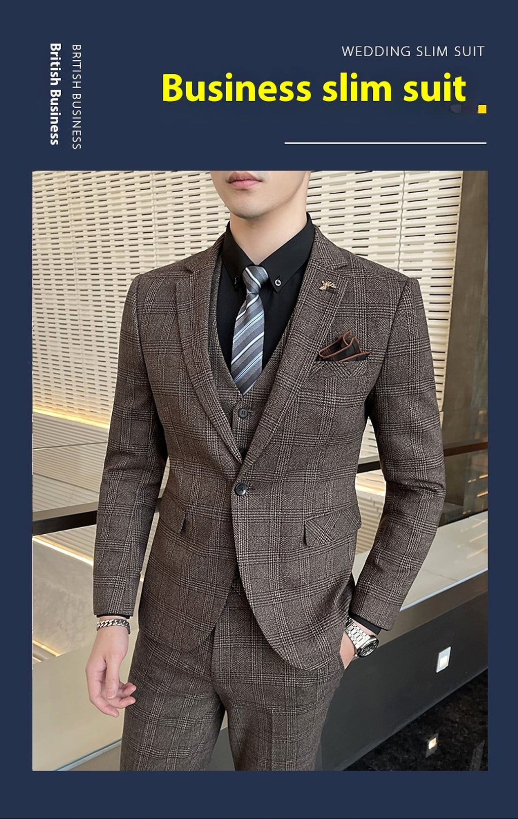 SartoForm™ – 3-Piece Executive Suit Set for Men - enhanced image 4